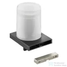 KEUCO EDITION 11 szappanadagoló, 180 ml, szálcsiszolt fekete - króm 11152139000