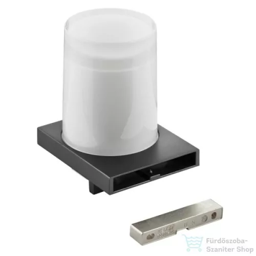 KEUCO EDITION 11 szappanadagoló, 180 ml, szálcsiszolt fekete - króm 11152139000