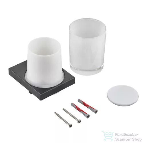 KEUCO EDITION 11 szappanadagoló, 180 ml, szálcsiszolt fekete - króm 11152139000