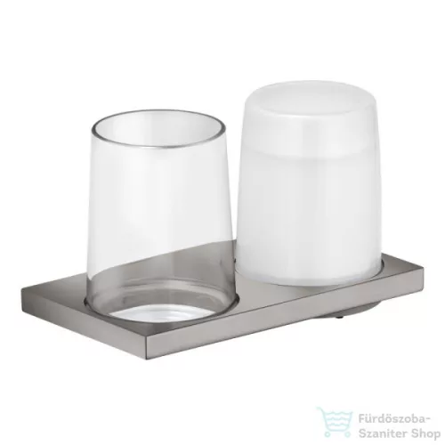 KEUCO EDITION 11 szappanadagoló, 180 ml, pohártartóval, szálcsiszolt nikkel 11153059000