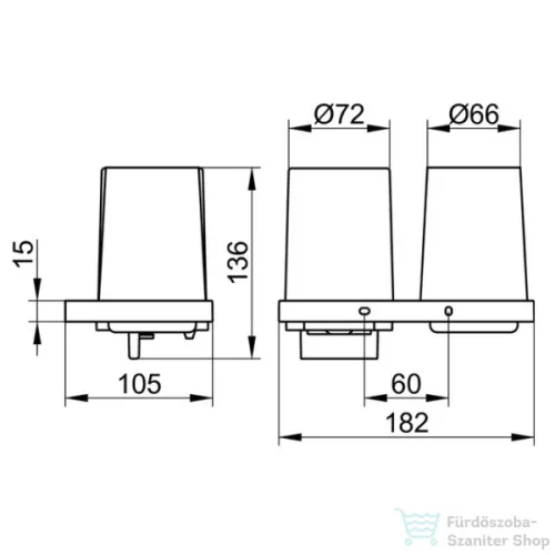 KEUCO EDITION 11 szappanadagoló, 180 ml, pohártartóval, szálcsiszolt fekete - króm 11153139000