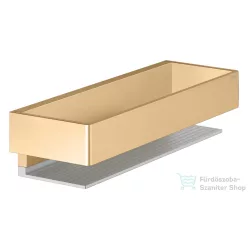   Keuco EDITION 11 30 cm-es polc, szálcsiszolt sárgaréz 11158250000