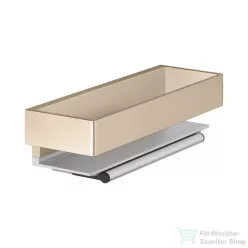   Keuco EDITION 11 30 cm-es polc, vízlehúzóval, szálcsiszolt bronz 11159030000