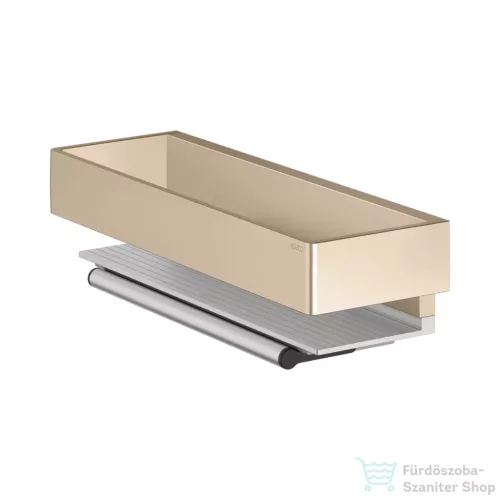 Keuco EDITION 11 30 cm-es polc, vízlehúzóval, szálcsiszolt bronz 11159030000