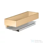 Keuco EDITION 11 30 cm-es polc, vízlehúzóval, szálcsiszolt sárgaréz 11159250000