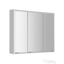   Sapho BATU tükrösszekrény, LED világítással, 80x71x15cm, fehér (1141131)