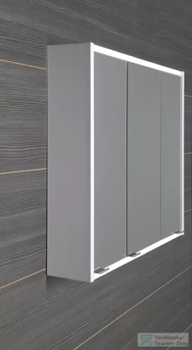 Sapho BATU tükrösszekrény, LED világítással, 80x71x15cm, fehér (1141131)