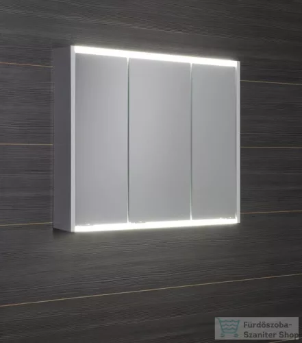Sapho BATU tükrösszekrény, LED világítással, 80x71x15cm, fehér (1141131)