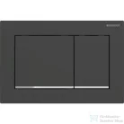 Geberit OMEGA 30 nyomólap easy-to-clean bevonattal,matt fekete / fényes króm 115.080.14.1