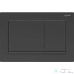   Geberit OMEGA 30 nyomólap easy-to-clean bevonattal,matt fekete / fényes fekete 115.080.16.1