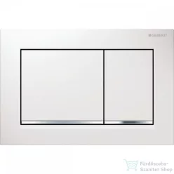   Geberit OMEGA 30 nyomólap, fényes fehér / fényes króm 115.080.KJ.1