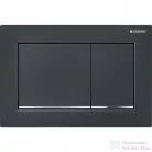 Geberit OMEGA 30 nyomólap, fényes fekete / fényes króm 115.080.KM.1