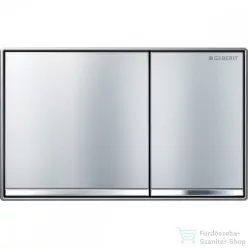   Geberit OMEGA 60 falsíkba ágyazott nyomólap, tisztítást könnyítő bevonattal, szálcsiszolt króm / fényes króm 115.081.GH.1