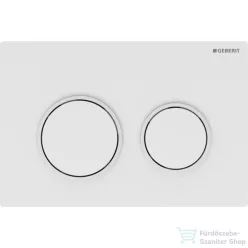   Geberit OMEGA 20 nyomólap,fényes fehér/matt fehér 115.085.11.1