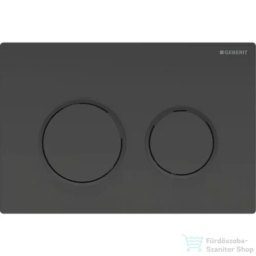 Geberit OMEGA 20 nyomólap, fényes fekete/matt fekete 115.085.DW.1