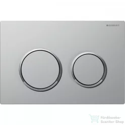  Geberit OMEGA 20 nyomólap, tisztítást könnyítő bevonattal, matt króm / fényes króm 115.085.JQ.1