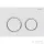 Geberit OMEGA 20 nyomólap easy-to-clean bevonattal matt fehér/fényes króm 115.085.JT.1