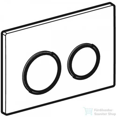 Geberit OMEGA 20 nyomólap, fényes fehér / fényes króm 115.085.KJ.1
