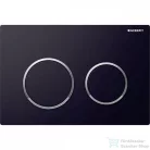 Geberit OMEGA 20 nyomólap, fényes fekete / fényes króm 115.085.KM.1
