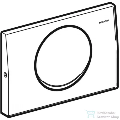 Geberit DELTA 10 nyomólap, rozsdamentes acél 115.108.00.1