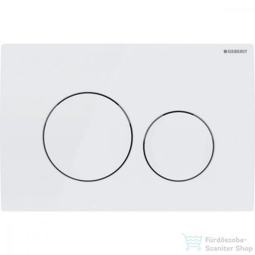   Geberit DELTA 20 nyomólap, fényes alpin fehér 115.127.11.1