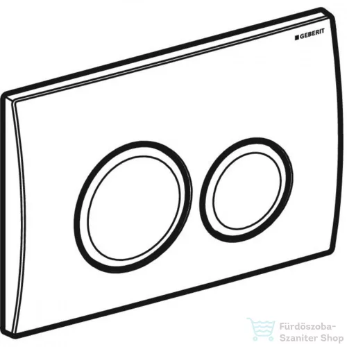 Geberit DELTA 20 nyomólap, fényes króm 115.127.21.1