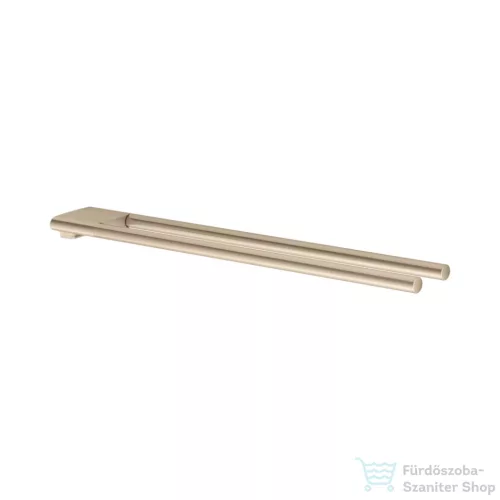 Keuco EDITION 400 45 cm-es dupla törölközőtartó, szálcsiszolt bronz 11518030000
