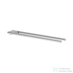   Keuco EDITION 400 45 cm-es dupla törölközőtartó, rozsdamentes acél hatású 11518060000