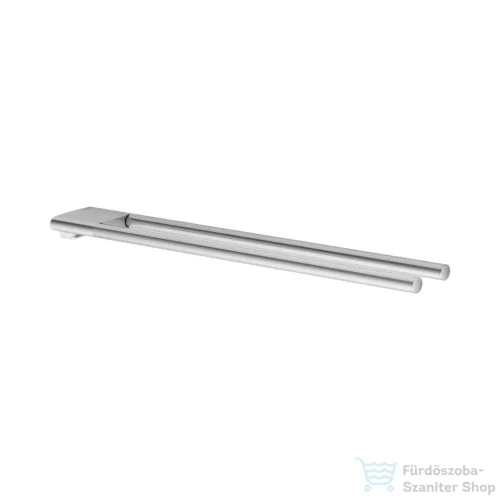 Keuco EDITION 400 45 cm-es dupla törölközőtartó, rozsdamentes acél hatású 11518060000