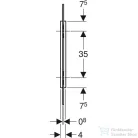 Geberit vizelde válaszfal,umbra barna 115.211.TF.1
