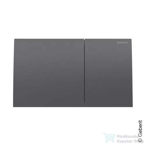 Geberit SIGMA 70 nyomólap easy-to-clean bevonattal, szálcsiszolt fekete-króm 115.622.QD.1