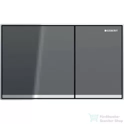   Geberit SIGMA 60 falsíkba ágyazott nyomólap, fényes láva (üveg) / fényes króm 115.640.JK.1