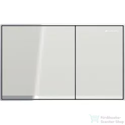   Geberit SIGMA 60 falsíkba ágyazott nyomólap, fényes homokszürke (üveg) / fényes króm 115.640.JL.1