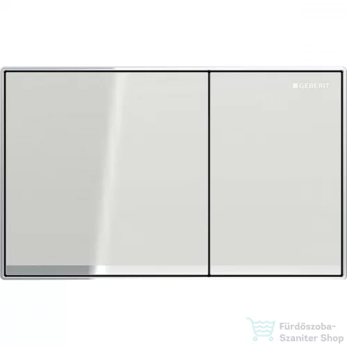 Geberit SIGMA 60 falsíkba ágyazott nyomólap, fényes homokszürke (üveg) / fényes króm 115.640.JL.1