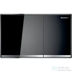   Geberit Sigma 60 falsíkba ágyazott nyomólap, fényes fekete (üveg) / fényes króm 115.640.SJ.1