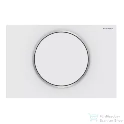  Geberit SIGMA 10 nyomólap, matt fehér / fényes króm 115.758.JT.5