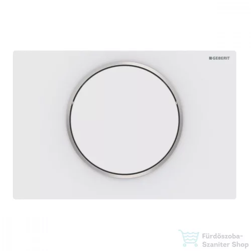 Geberit SIGMA 10 nyomólap, matt fehér / fényes króm 115.758.JT.5