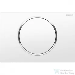  Geberit SIGMA 10 nyomólap, fényes fehér / fényes króm 115.758.KJ.5