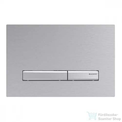 Geberit SIGMA 50 nyomólap, tisztítást könnyítő bevonattal, szálcsiszolt króm / fényes króm 115.788.GH.2
