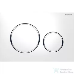   Geberit SIGMA 20 nyomólap, fényes fehér / fényes króm 115.882.KJ.1