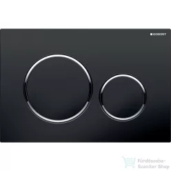   Geberit SIGMA 20 nyomólap, fényes fekete / fényes króm 115.882.KM.1