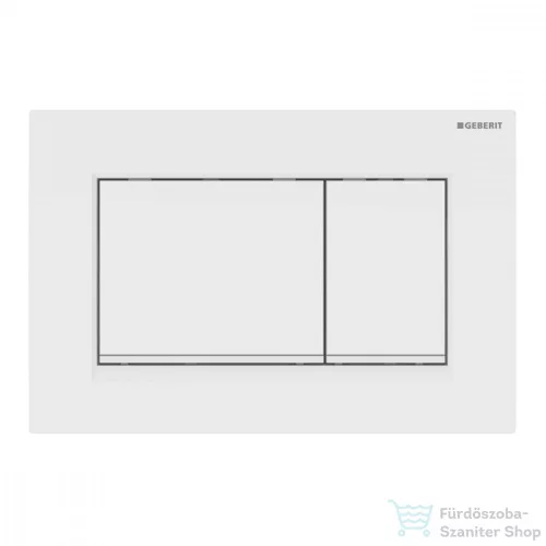Geberit SIGMA 30 nyomólap, fényes fehér / matt fehér 115.883.11.1