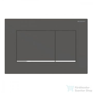   Geberit SIGMA 30 nyomólap, matt fekete / fényes króm 115.883.14.1