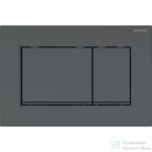 Geberit SIGMA 30 nyomólap, tisztítást könnyítő bevonattal, matt fekete / fényes fekete 115.883.16.1