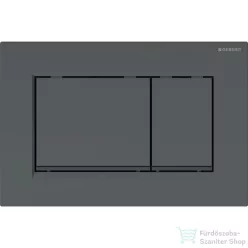   Geberit SIGMA 30 nyomólap, tisztítást könnyítő bevonattal, matt fekete / fényes fekete 115.883.16.1