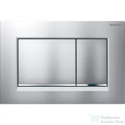   Geberit SIGMA 30 nyomólap, tisztítást könnyítő bevonattal, matt króm / fényes króm 115.883.JQ.1