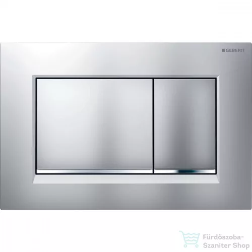 Geberit SIGMA 30 nyomólap, tisztítást könnyítő bevonattal, matt króm / fényes króm 115.883.JQ.1