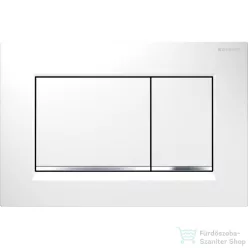   Geberit SIGMA 30 nyomólap, fényes fehér / fényes króm 115.883.KJ.1