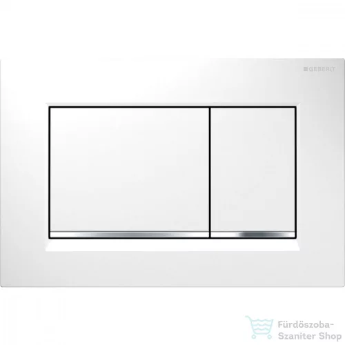 Geberit SIGMA 30 nyomólap, fényes fehér / fényes króm 115.883.KJ.1