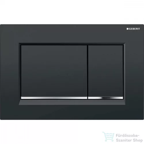 Geberit SIGMA 30 nyomólap, fényes fekete / fényes króm 115.883.KM.1
